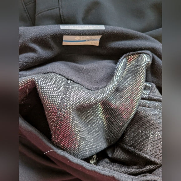 COLUMBIA Omni-Heat Thermal Comfort Outdoor Women Pants Size 6 Black - Picture 10 of 14